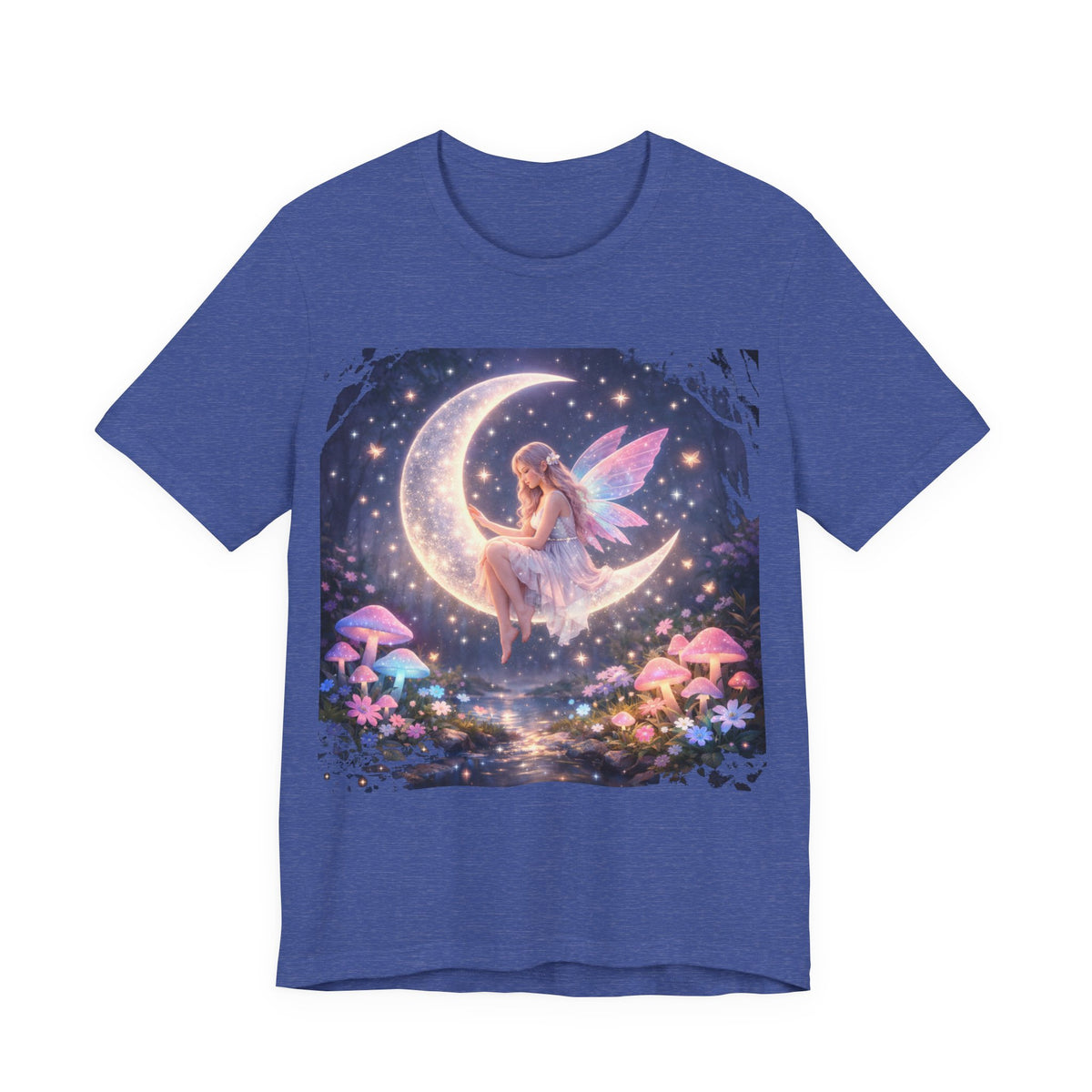 Fairy on the Moon T-Shirt — Magical Night Garden Fairy Tee