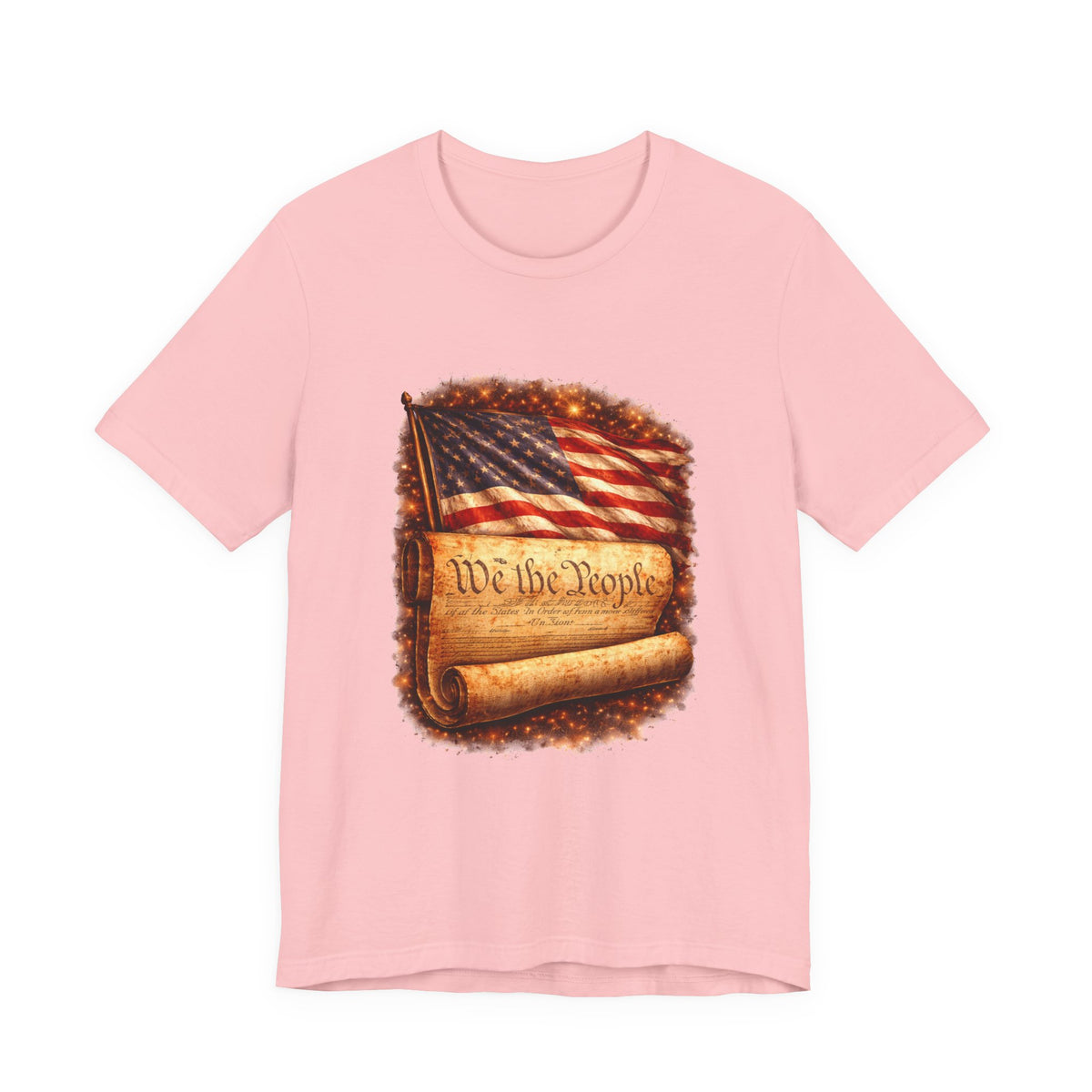 Patriotic 'We the People' T-Shirt — American Flag & Constitution Tee