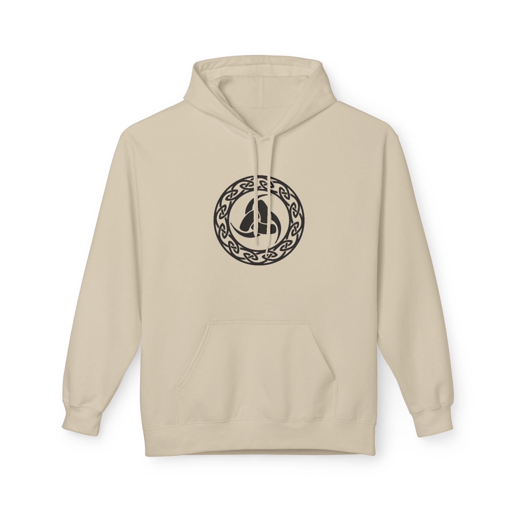 Viking Helm Knot Hoodie — Norse Valknut Symbol -The Triple Horn of Odin – The Horn Triskelion