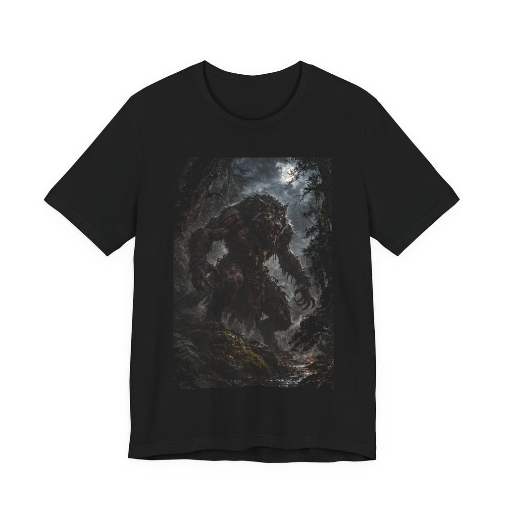 Were wolf in Dark Forest -A Mythocal Monster from the past! Graphic Tee
