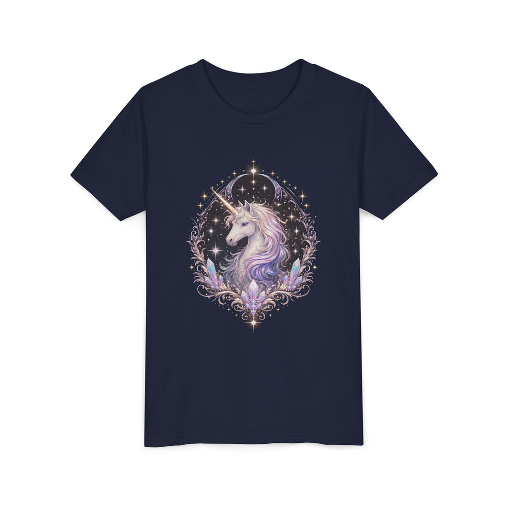 Youth Unicorn Tee — Magical Sparkle Design for Kids