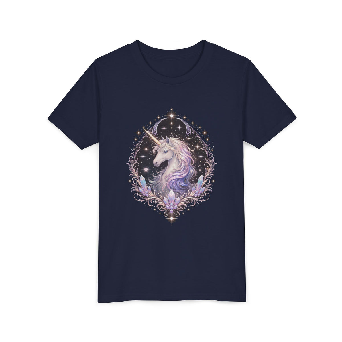Youth Unicorn Tee — Magical Sparkle Design for Kids