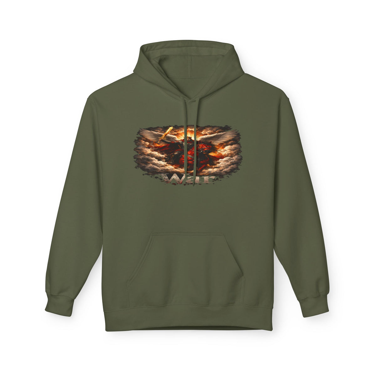 The red horse from Revelation 6:3-4 the horseman of war the second seal opened by the Lamb if God- Graphic Pullover