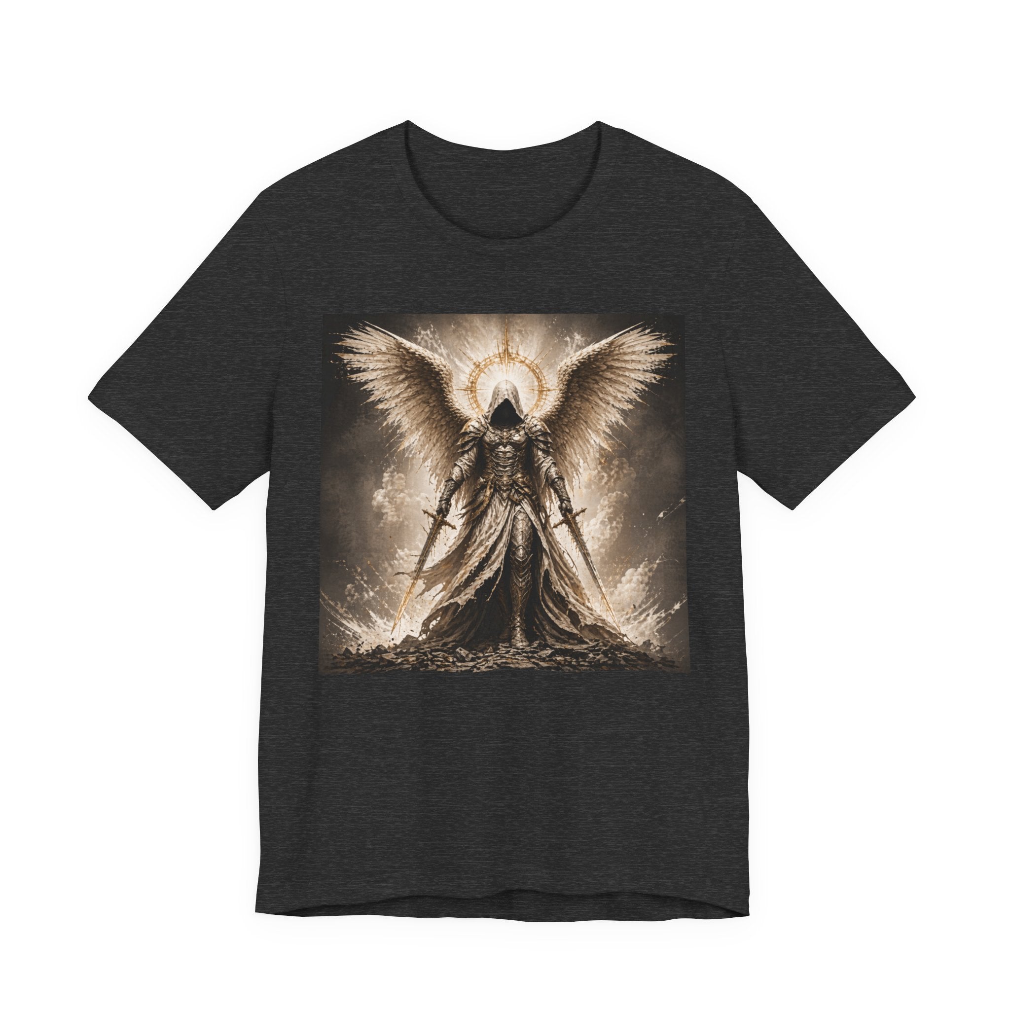 Angel Warrior T-Shirt — Gothic Archangel Graphic Tee