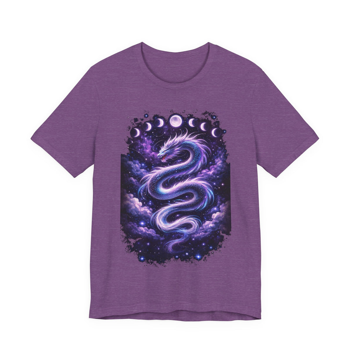 Mystic Moon Dragon T-Shirt — Cosmic Lunar Phases Tee