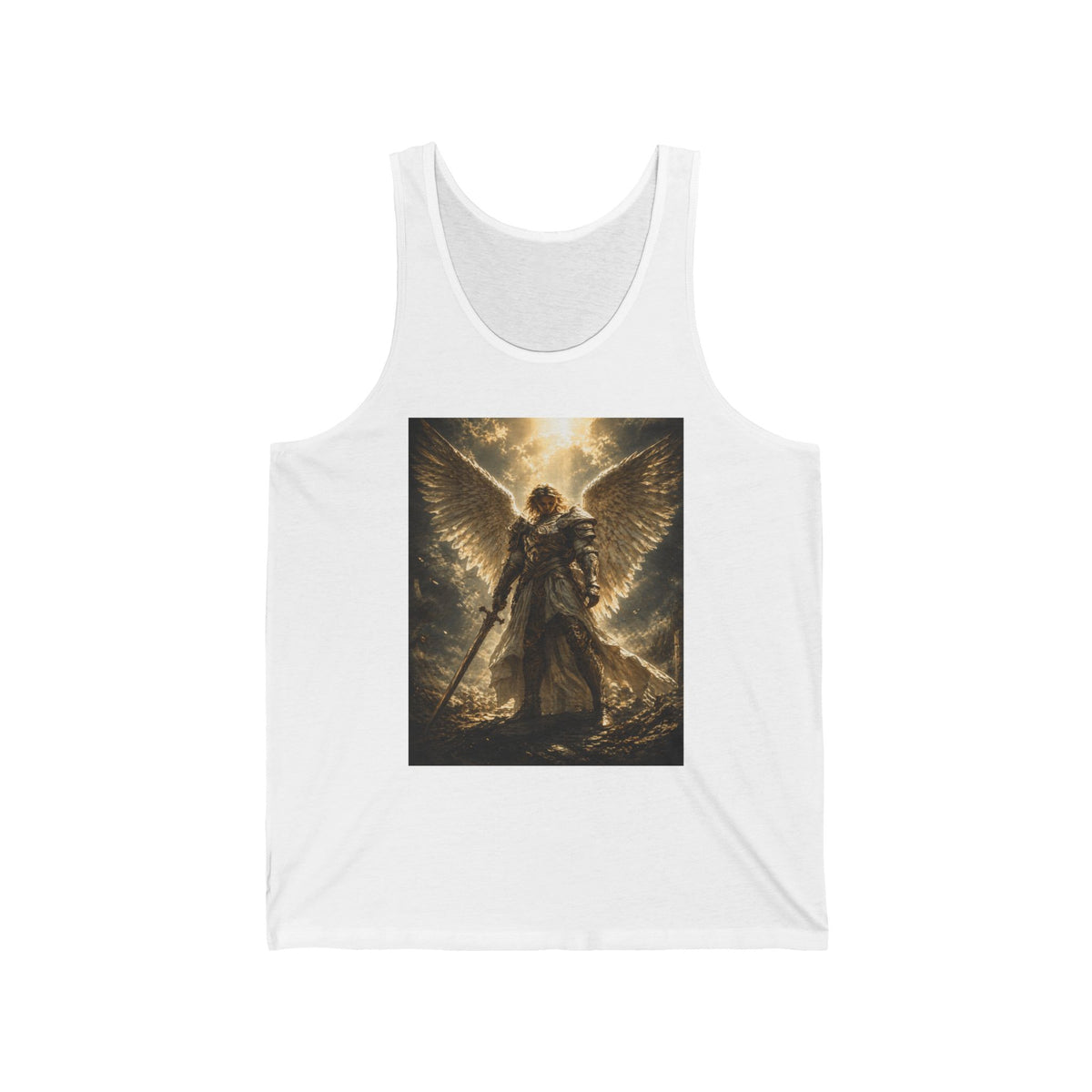 Archangel Graphic Tank Top — Angel Wings Spiritual Art Tank