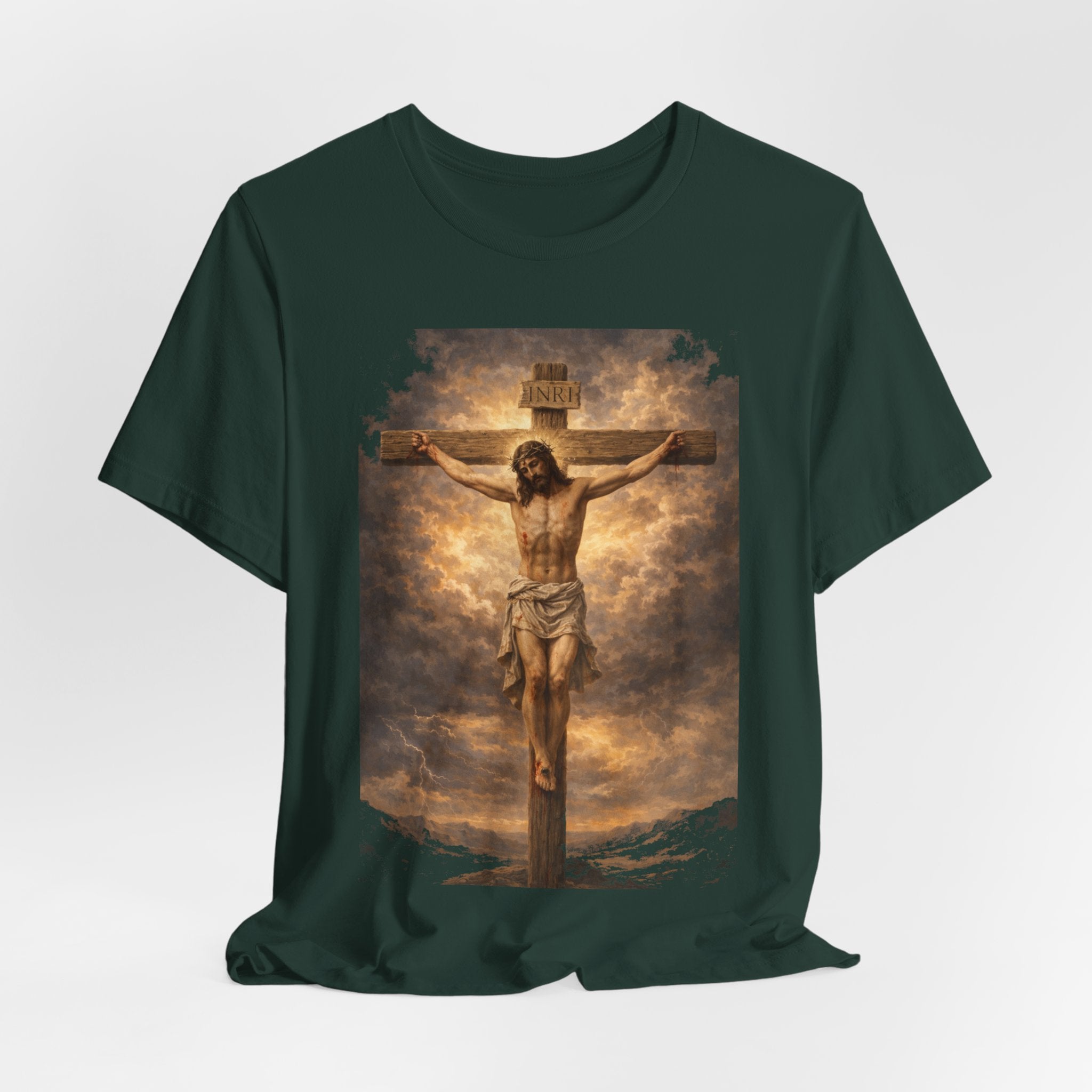 Crucifixion Jesus T‑Shirt — 3:16 Religious Christian Graphic Tee for Easter & Faith
