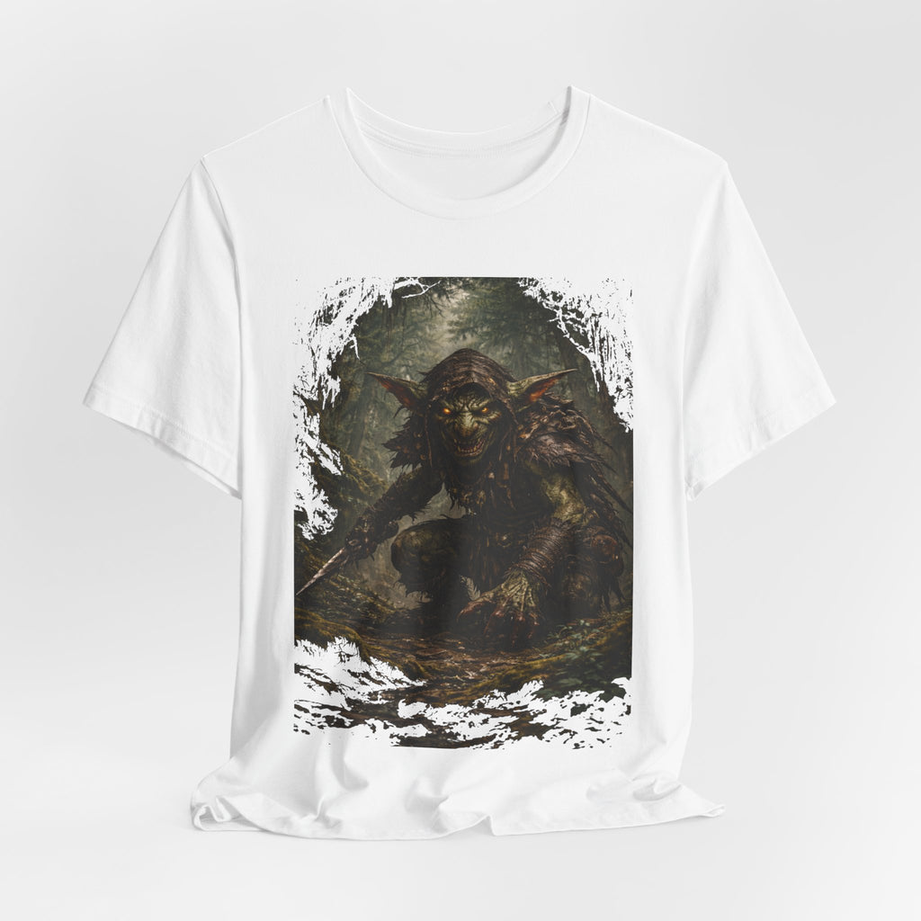 Goblin Warrior Graphic Tee — Dark Fantasy Monster T‑Shirt