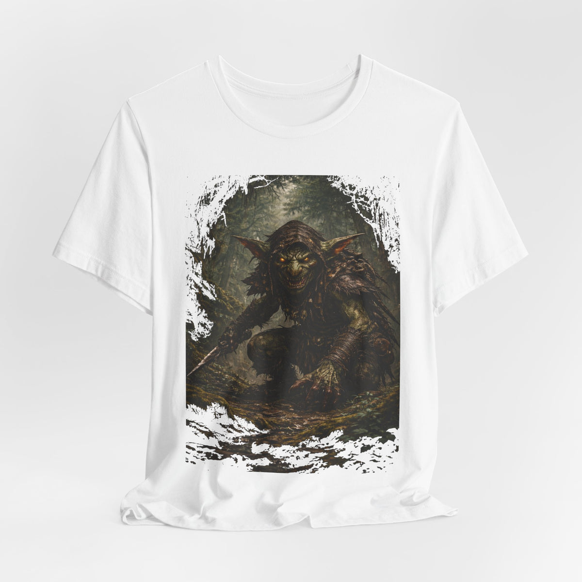 Goblin Warrior Graphic Tee — Dark Fantasy Monster T‑Shirt