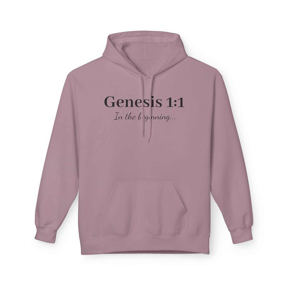 Genesis 1:1 Hoodie — "In the Beginning" Scripture Pullover