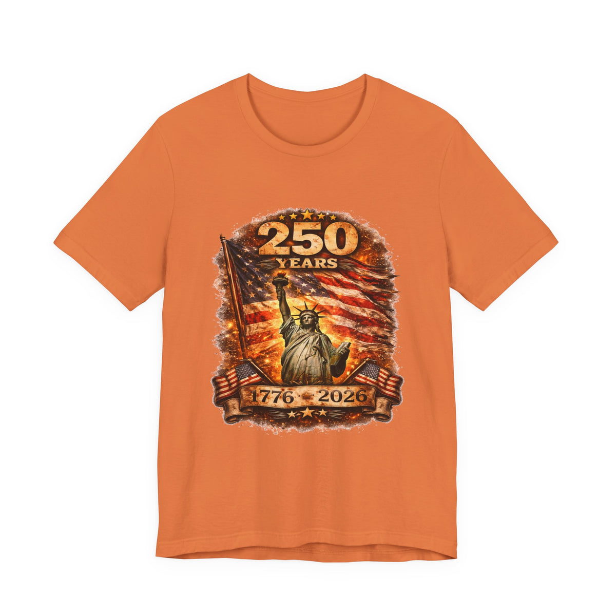 250 Years Statue of Liberty Tee — 1776–2026 Patriotic Anniversary Shirt