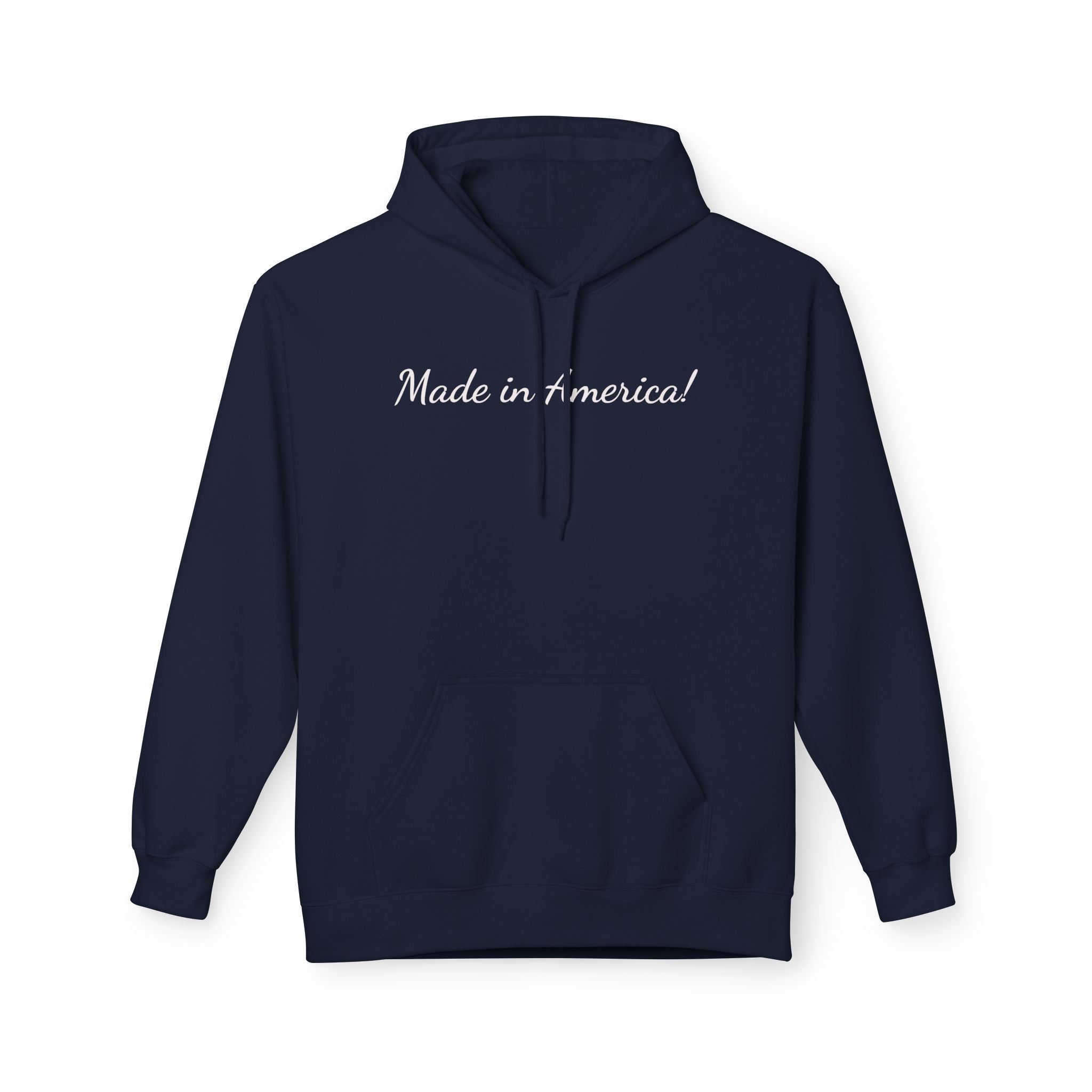 Made in America-Classic White Hoodie