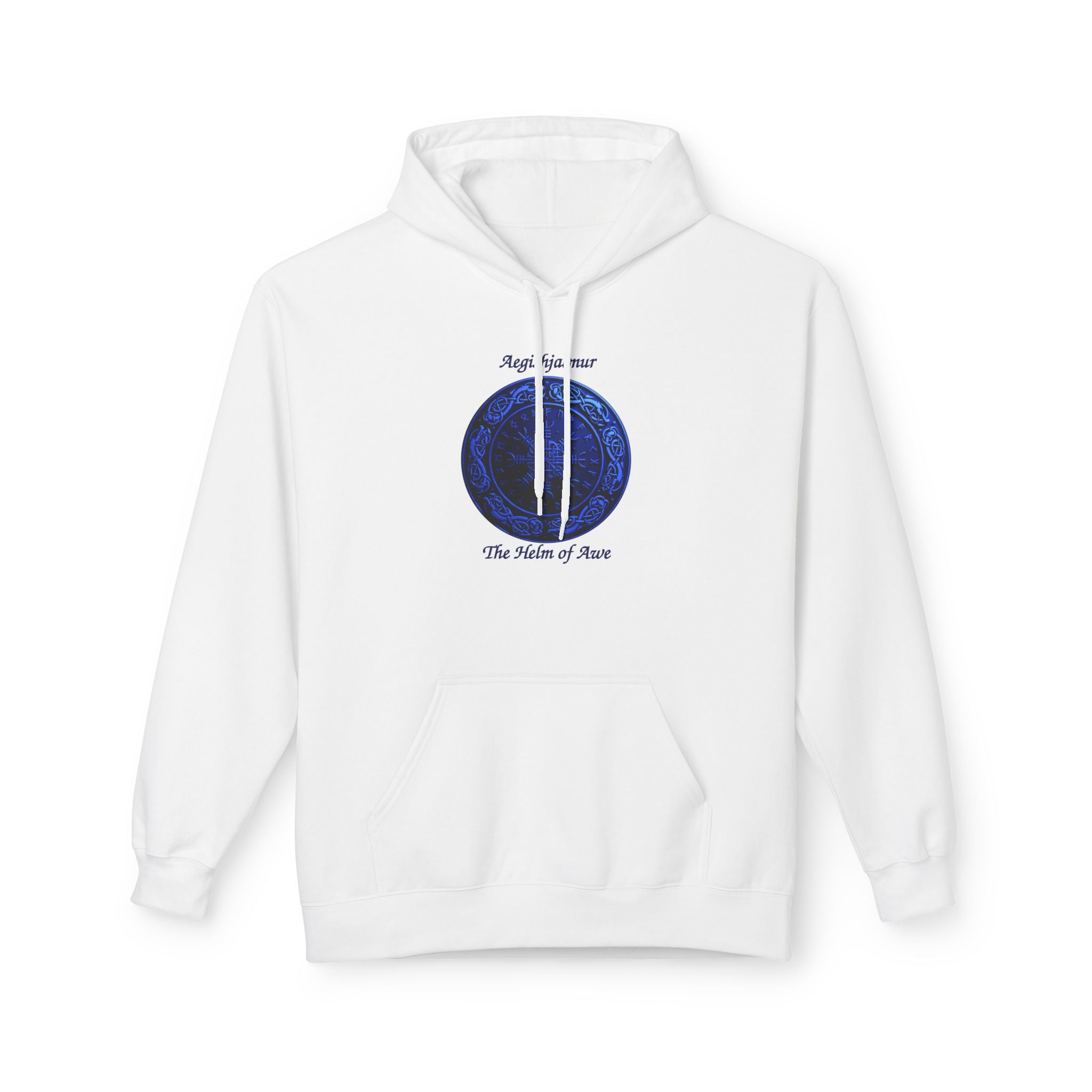 Aegishjalmur The Helm of Awe and Terror –Viking symbol of protection-  Hoodie —