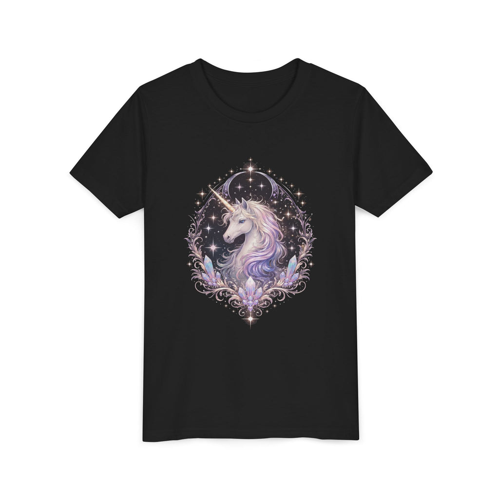 Youth Unicorn Tee — Magical Sparkle Design for Kids