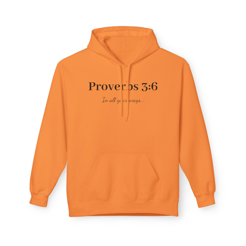 Proverbs 3:6 Hoodie — 'In All Your Ways' Inspirational Christian Pullover