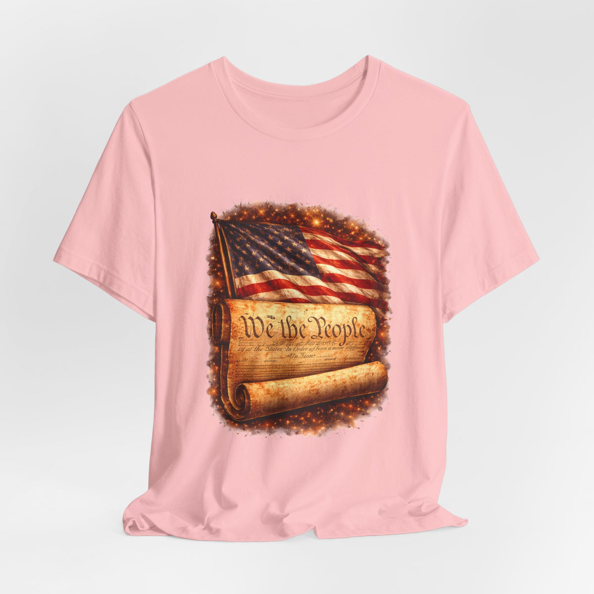 Patriotic 'We the People' T-Shirt — American Flag & Constitution Tee