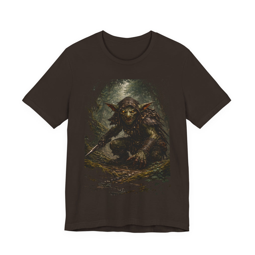Goblin Warrior Graphic Tee — Dark Fantasy Monster T‑Shirt