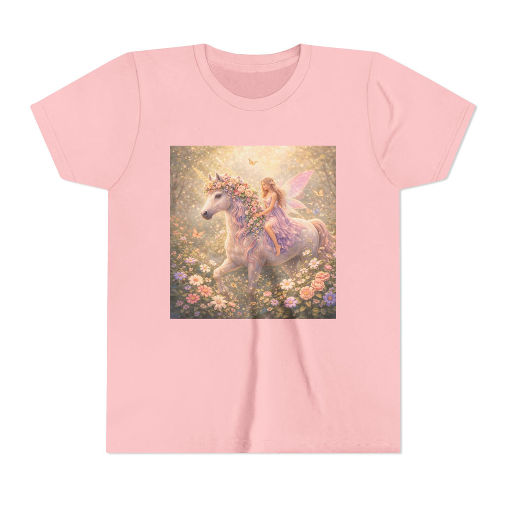 Youth Tee — Magical Unicorn Fairy Ride Kids T‑Shirt
