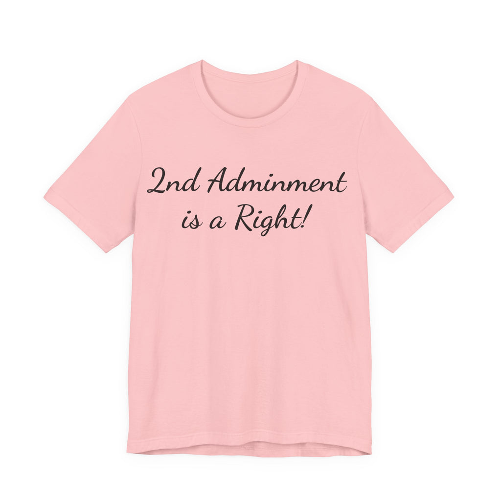 2nd Amendment Is a Right T-Shirt — Pro-Gun Rights Patriotic Tee