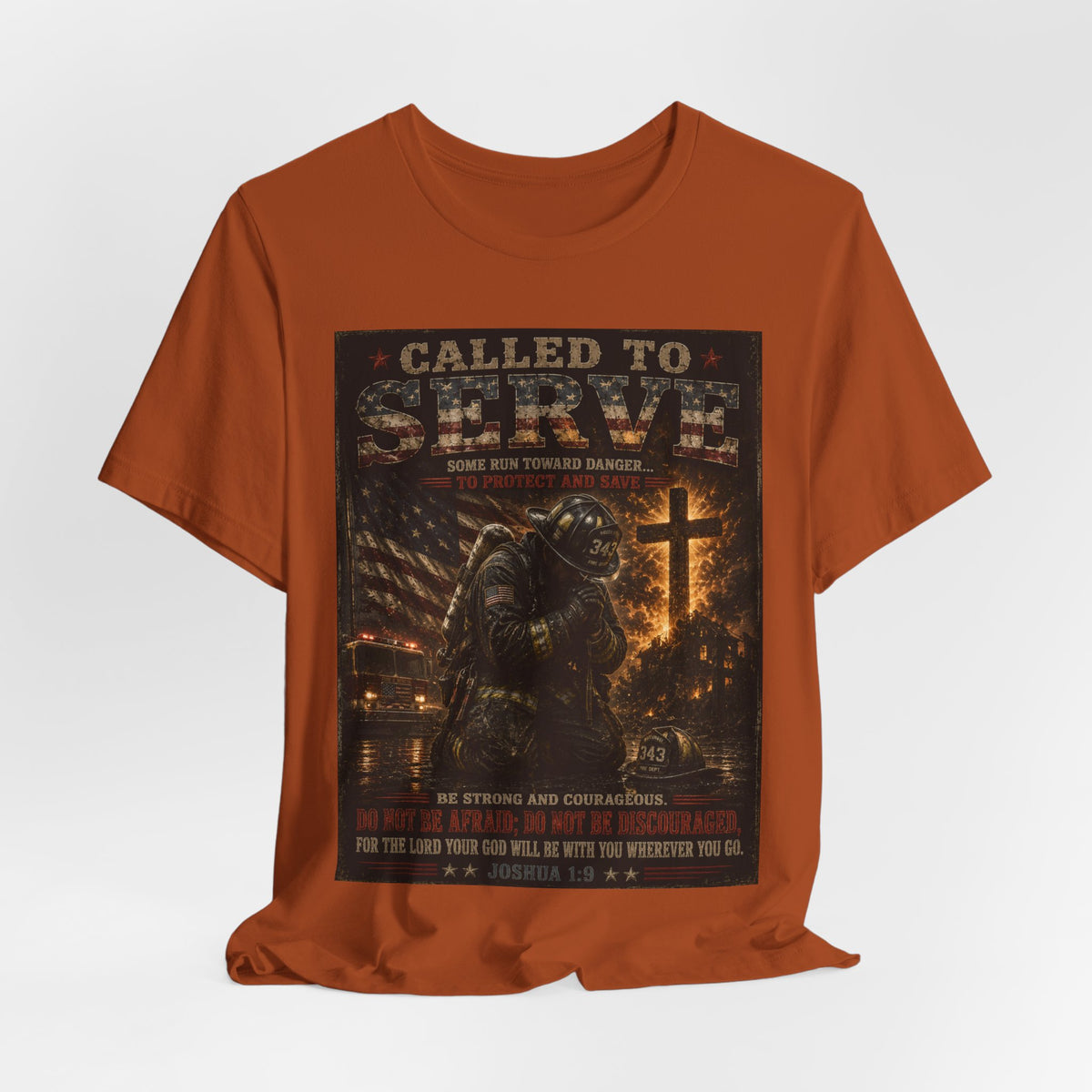 Called to Serve Graphic Tee — Military Christian Prayer T-Shirt