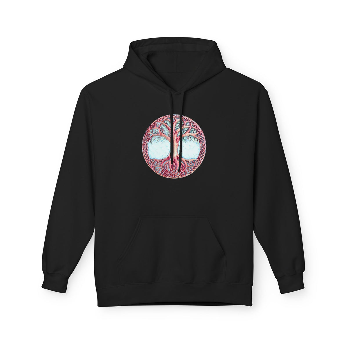 Yggdrasil, the Tree of Life-Cotton Hoodie — Botanical Nature Graphic