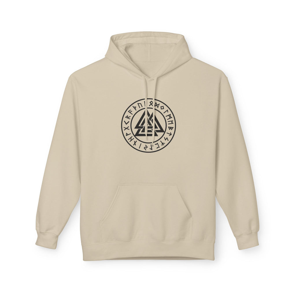 Valknut Rune Hoodie — Norse Viking Symbol for the slain warrior