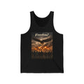 Freedom Eagle Tank Top — Patriotic Eagle & Sunset Graphic Tank