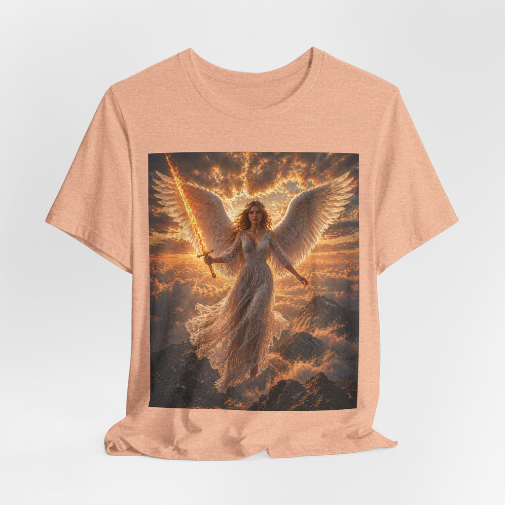Angel Warrior Tee — Radiant Guardian Wings Graphic T-Shirt