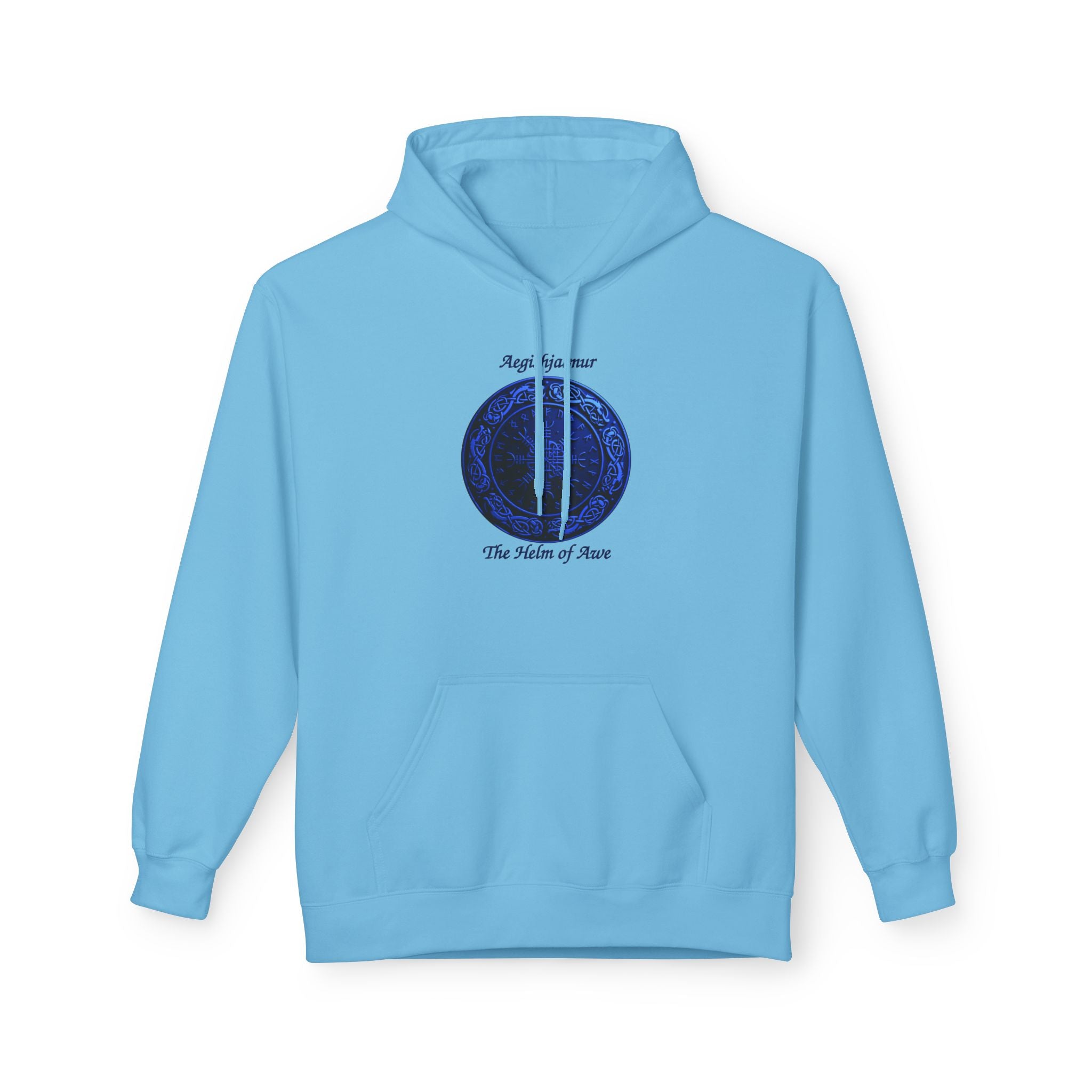 Aegishjalmur The Helm of Awe and Terror –Viking symbol of protection-  Hoodie —