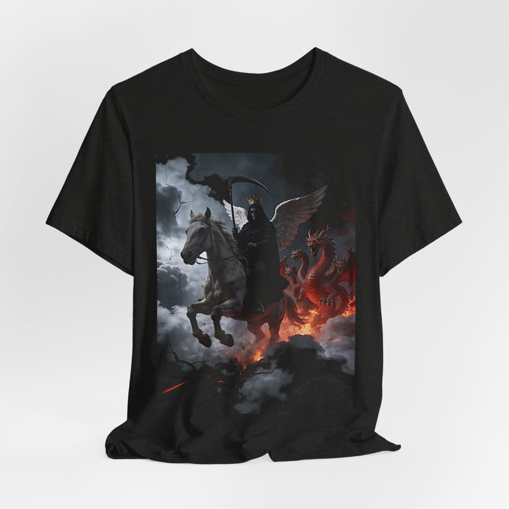 The Pale horse from Revelation 6:7-8-End of Times- Graphic T-Shirt