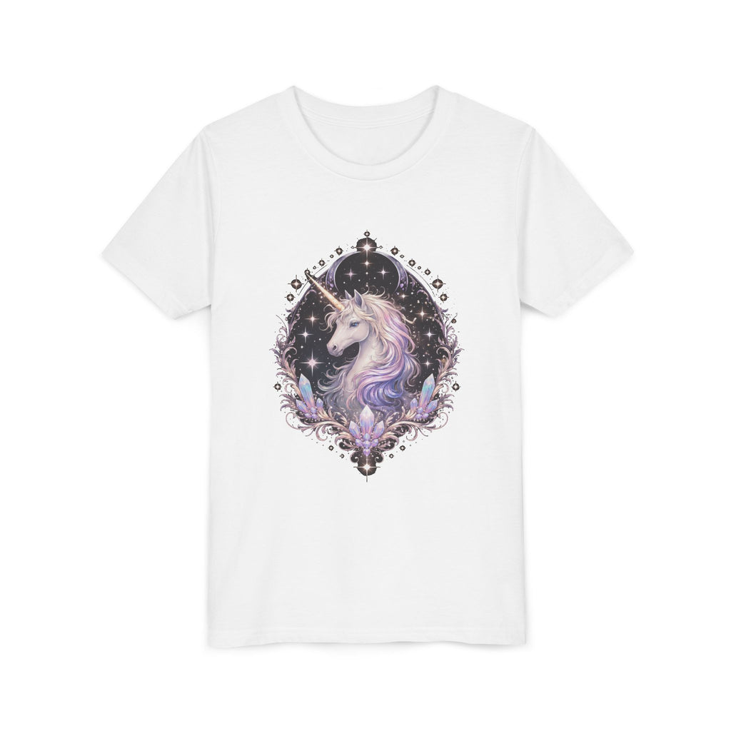 Youth Unicorn Tee — Magical Sparkle Design for Kids