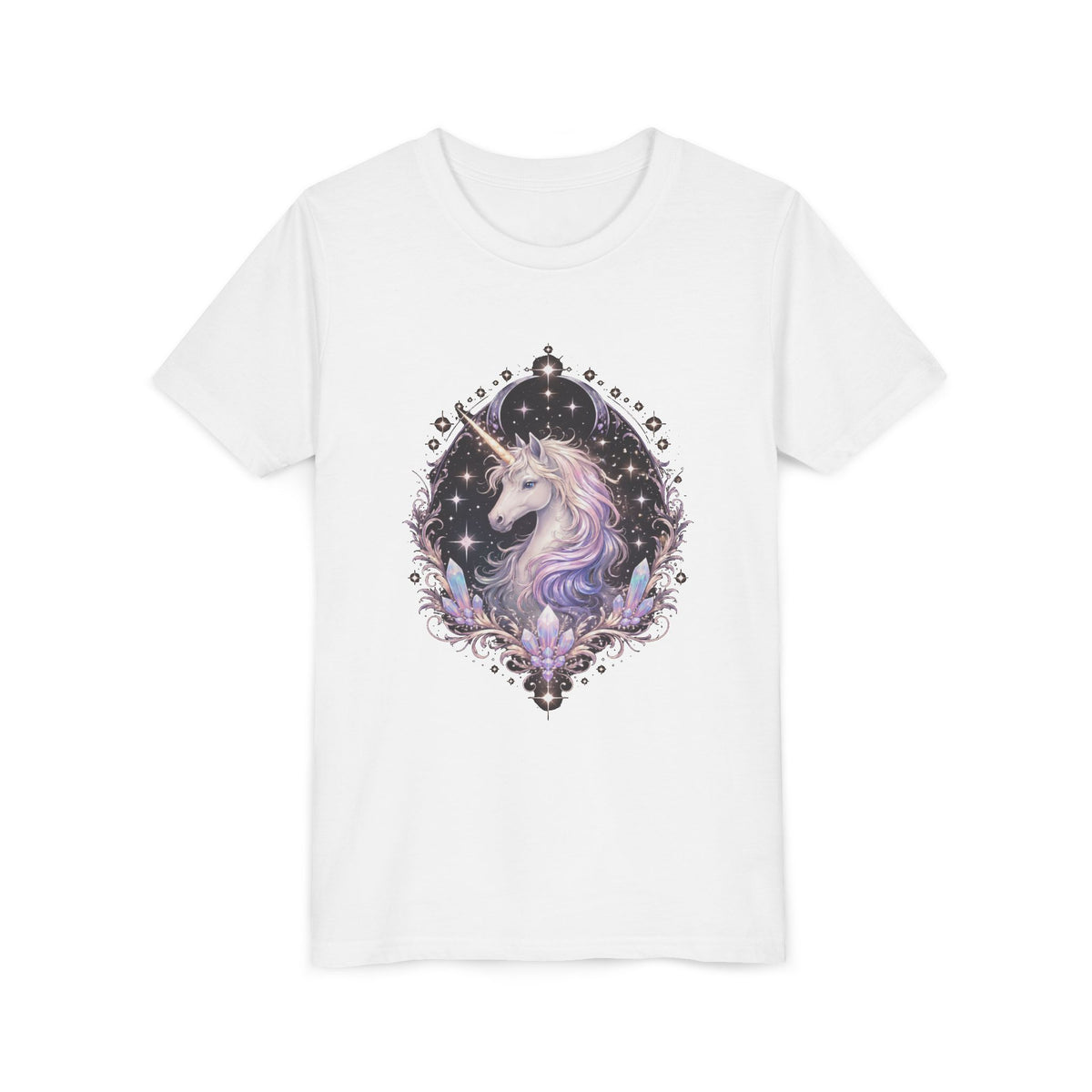 Youth Unicorn Tee — Magical Sparkle Design for Kids