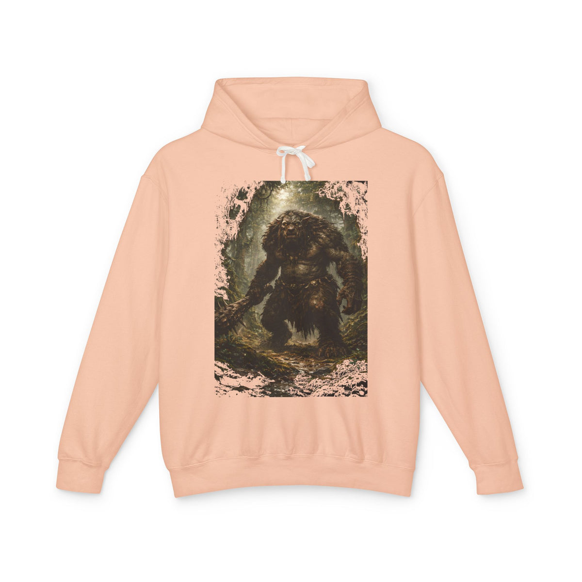 Cryptid Monster Hoodie – Vintage Forest Troll Graphic Sweatshirt