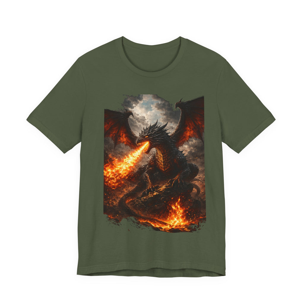 Dragon Fire T‑Shirt — Fiery Fantasy Graphic Tee