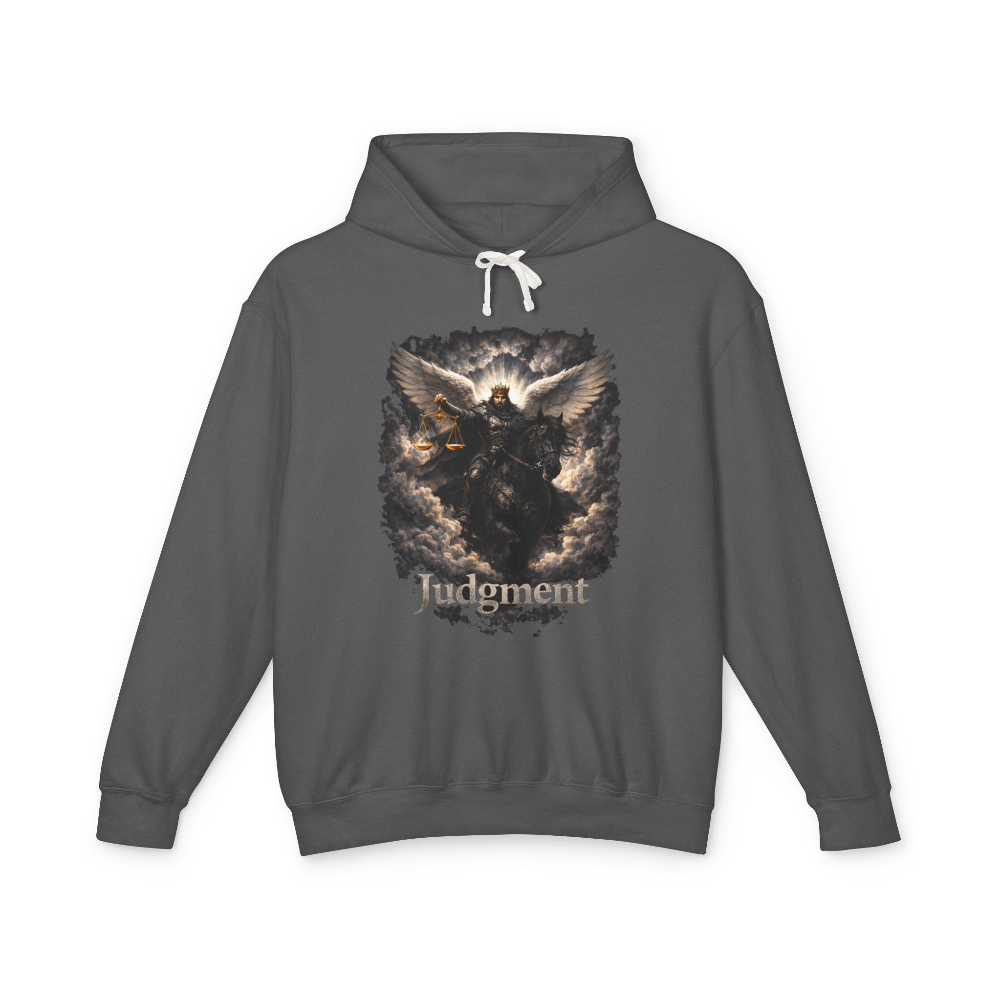 Revelation 6:5-6 Judgment Angel Hoodie — Angel Graphic Hooded Sweatshirt