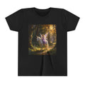 Youth Tee — Enchanted Unicorn & Fairy Forest Graphic