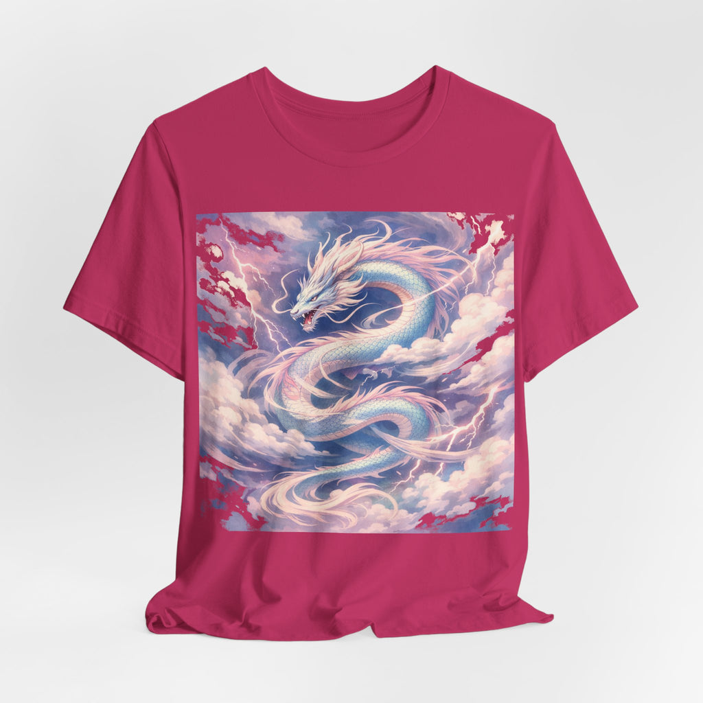 Pastel Sky Dragon T-Shirt — Ethereal Dragon Graphic Tee