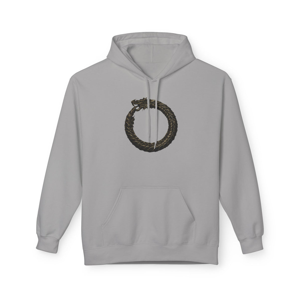 The Serpent – Jörmungandr- Hoodie — Minimal Mythic Graphic Pullover