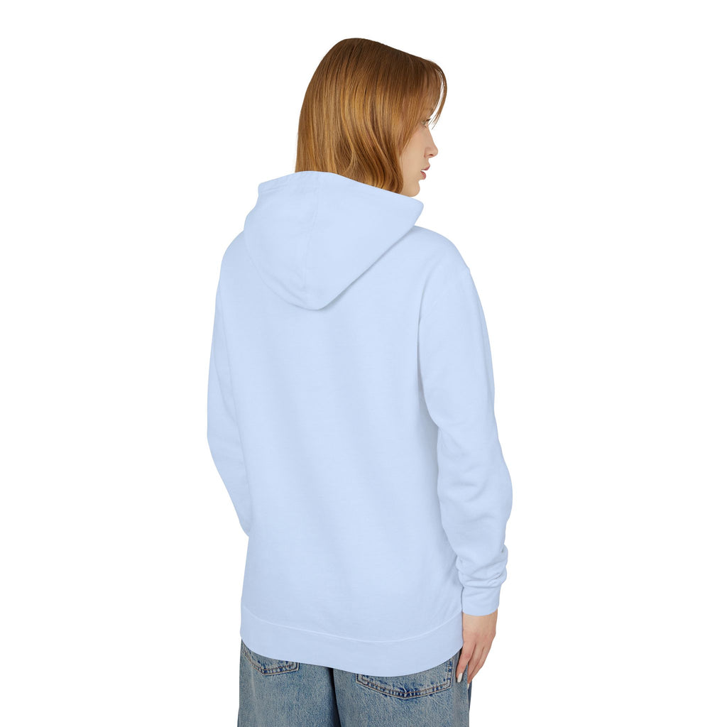 The Triple Horn of Odin is--Celtic Blue Triquetra Hoodie — Intricate Knotwork Hooded Sweatshirt