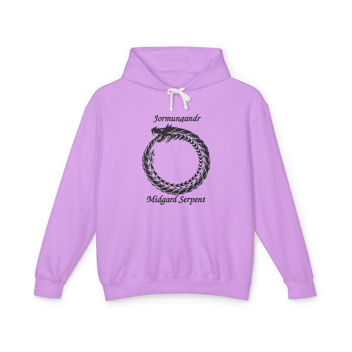 Jörmungandr Midgard Serpent Hoodie – Jormungandr Ouroboros Mythic Graphic Hoodie