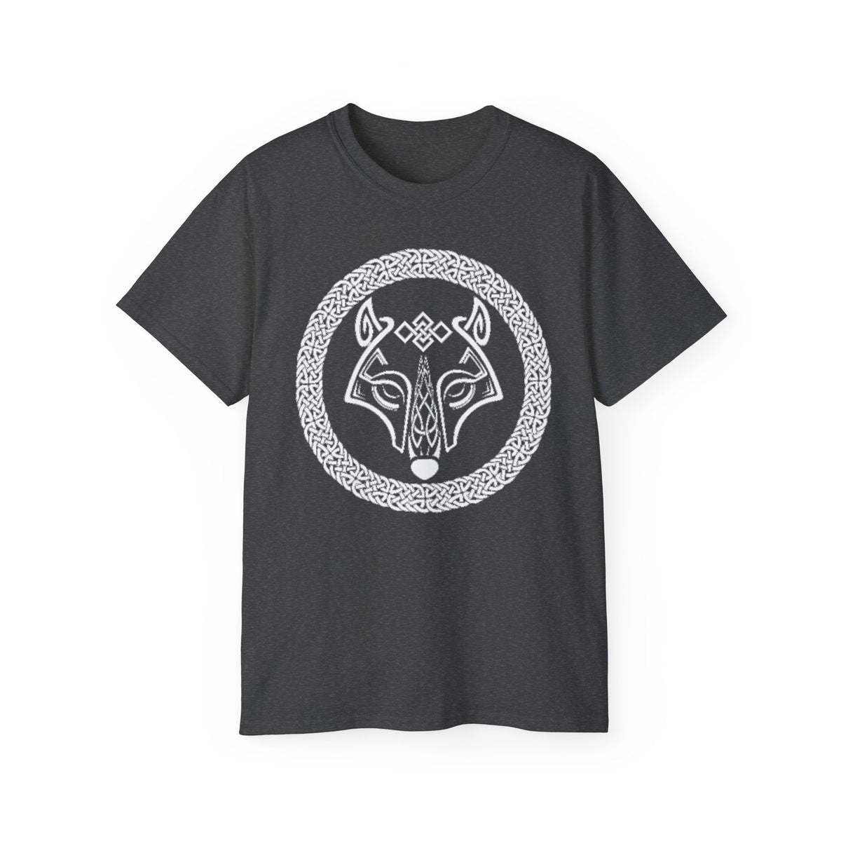 Celtic Wolf T-Shirt — Norse Knotwork Wolf Head Tee