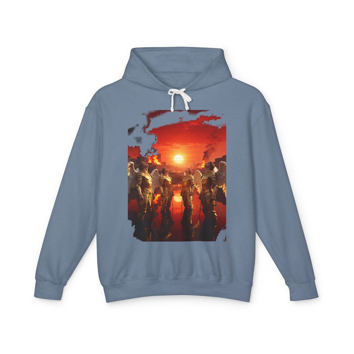 Revelation 9 reveals four fallen angels bound in the Euphrates River Graphic Pullover