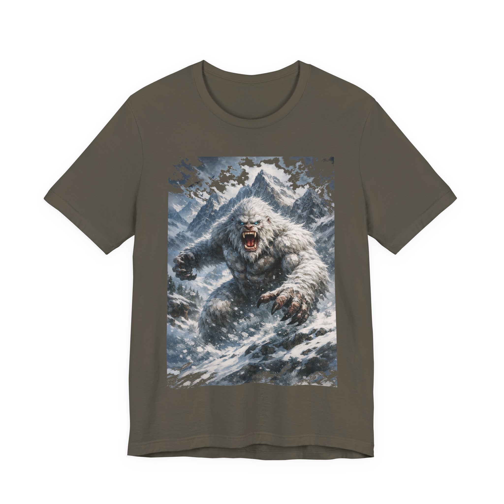 Yeti Monster Tee — Snowy Mountain Sasquatch Graphic T-Shirt