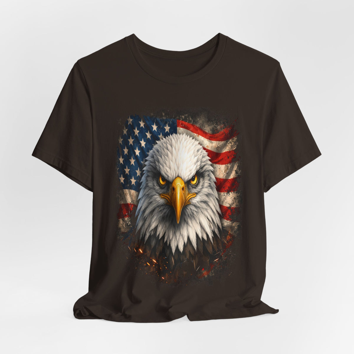 American Bald Eagle T‑Shirt — Patriotic Flag Graphic Tee