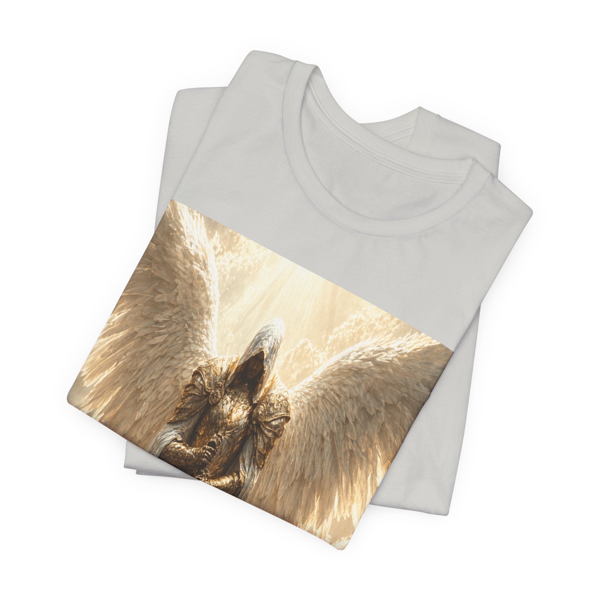 Guardian Angel Graphic Tee — Golden Archangel Design