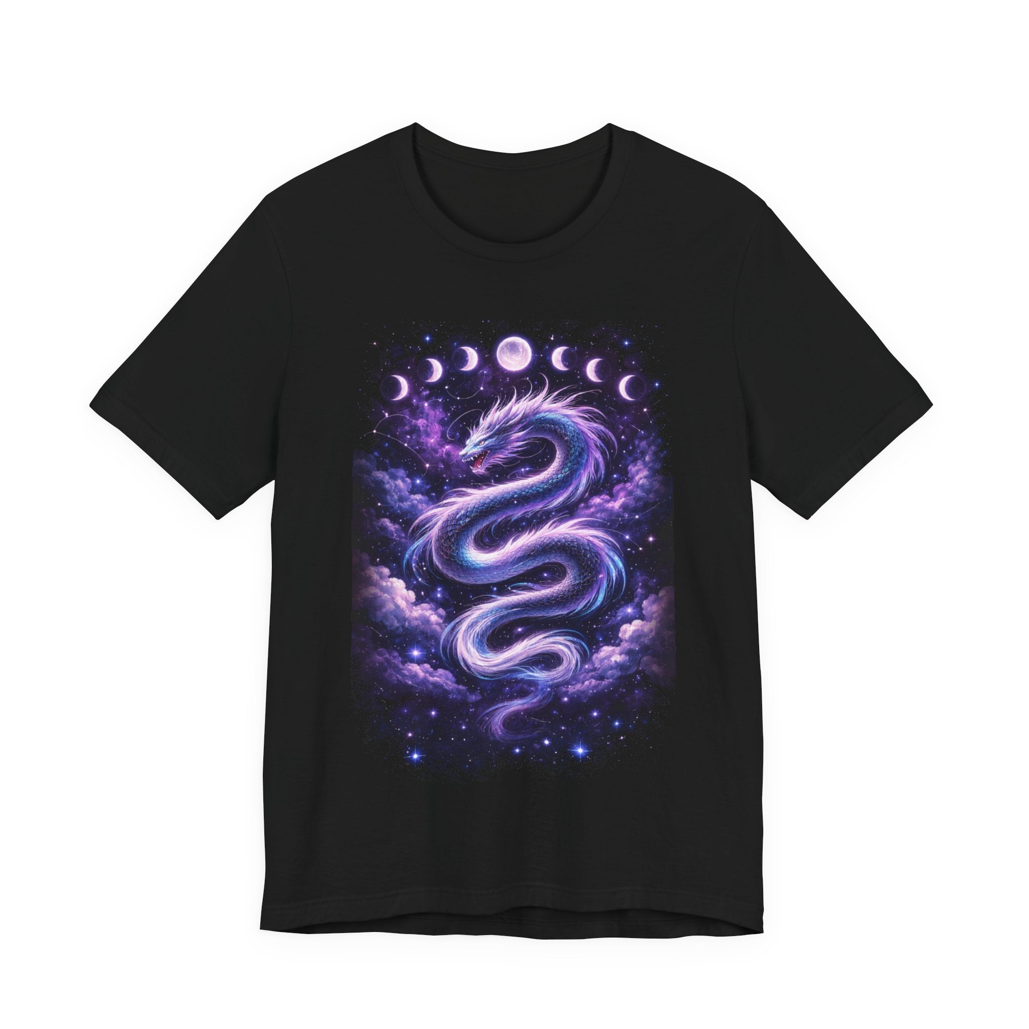 Mystic Moon Dragon T-Shirt — Cosmic Lunar Phases Tee