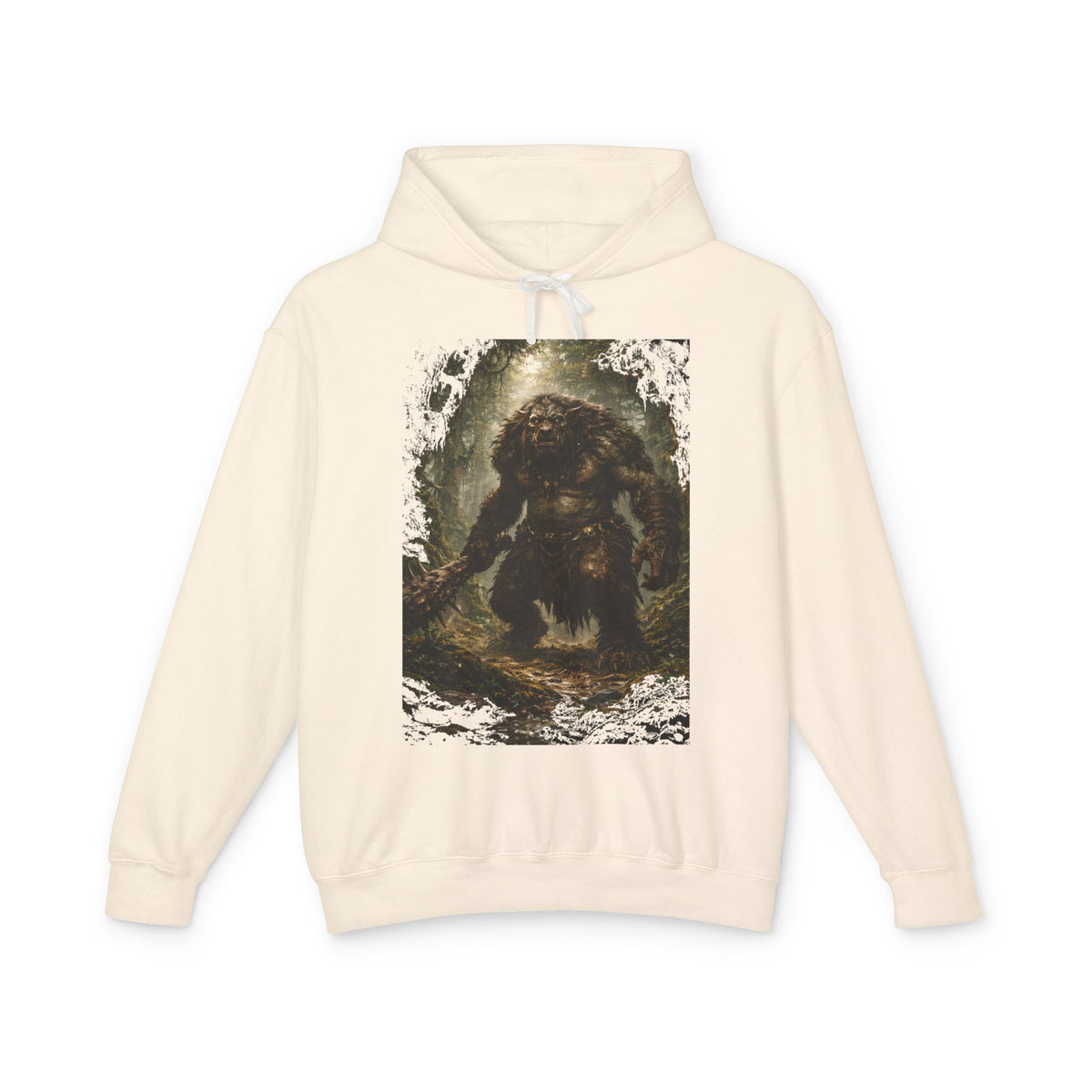 Cryptid Monster Hoodie – Vintage Forest Troll Graphic Sweatshirt