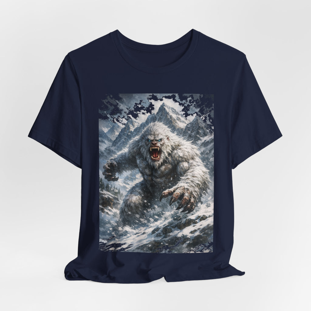 Yeti Monster Tee — Snowy Mountain Sasquatch Graphic T-Shirt