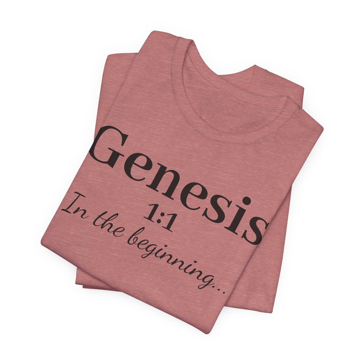 Genesis 1:1 "In the beginning" Christian Tee