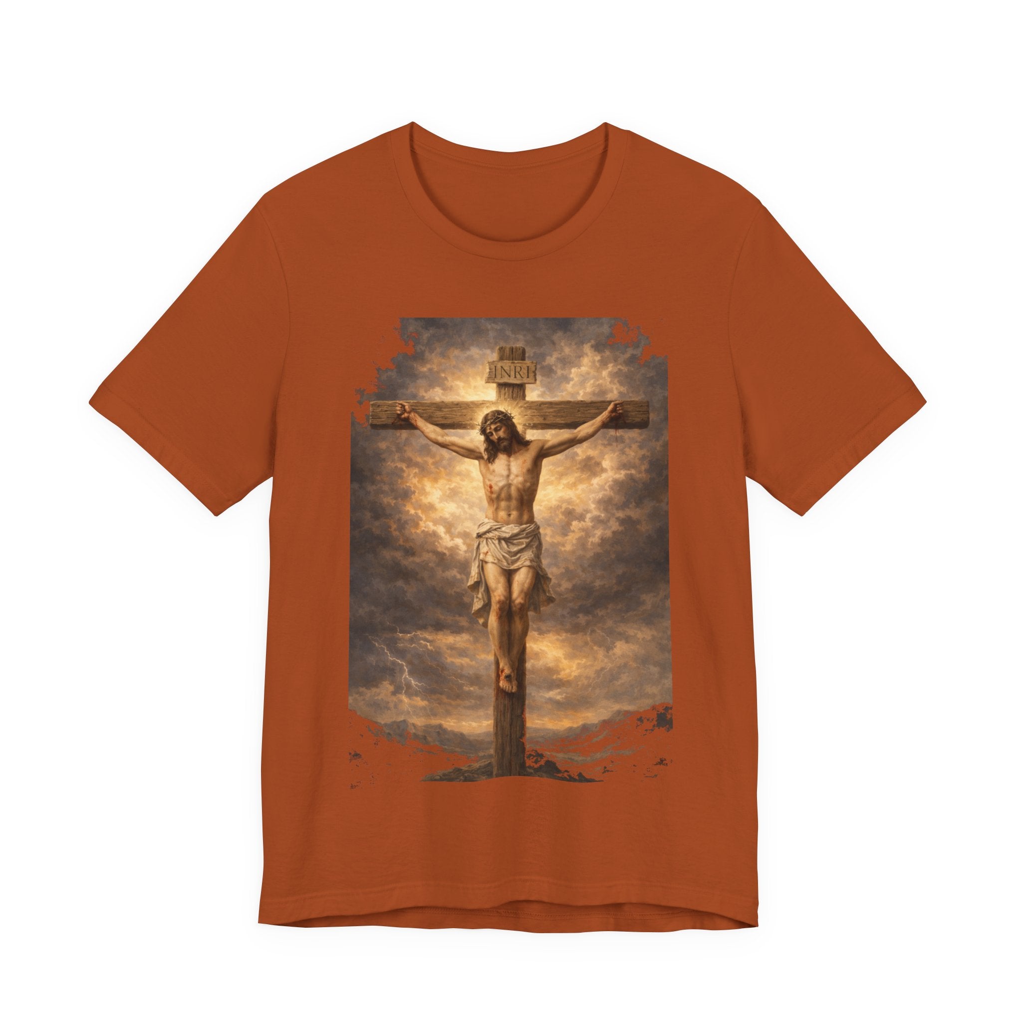 Crucifixion Jesus T‑Shirt — 3:16 Religious Christian Graphic Tee for Easter & Faith